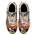 thumbnail image 2 of God Bless America Eagle Dreamcatcher Print Sneakers Lightweight Comfortable Running Shoes for Men Women White Size 9, 2 of 7
