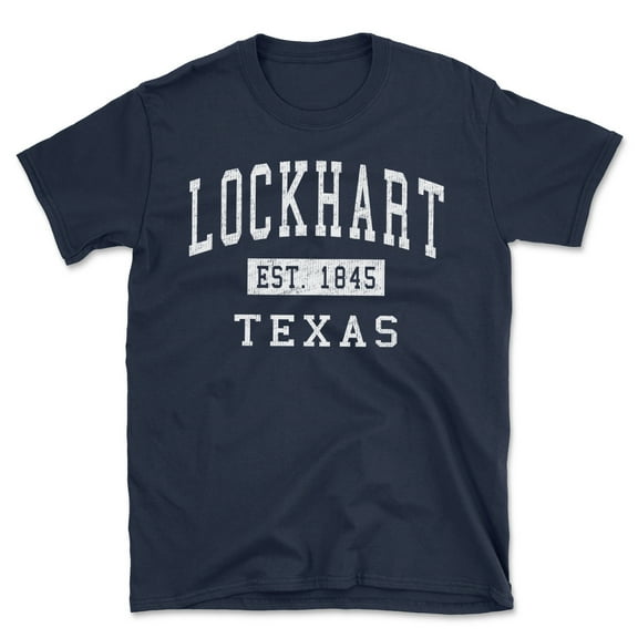 Lockhart Texas Classic Established Men's Cotton T-Shirt