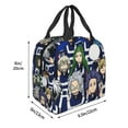 thumbnail image 2 of My Hero Academia Lunch Bag, Anime Lunch Box, Reusable Insulated Lunch Tote Bag For Office Work Pinic, Keep Food Fresh, Meal Handbag, 8.5*8*5 Inch, 2 of 9