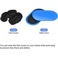 thumbnail image 3 of Core Sliders, Oval Gliding Discs with Feet Covers - Dual-Sided Workout Equipment for Home Gym, Full Body Training & Strength Exercises, 3 of 6