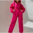 thumbnail image 2 of Mono deportivo de una pieza con capucha para mujer, estilo casual, 9812, 2 of 5