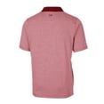 thumbnail image 3 of Men's Cutter & Buck Red Atlanta Falcons Throwback Logo Forge Tonal Stripe Stretch Polo, 3 of 3