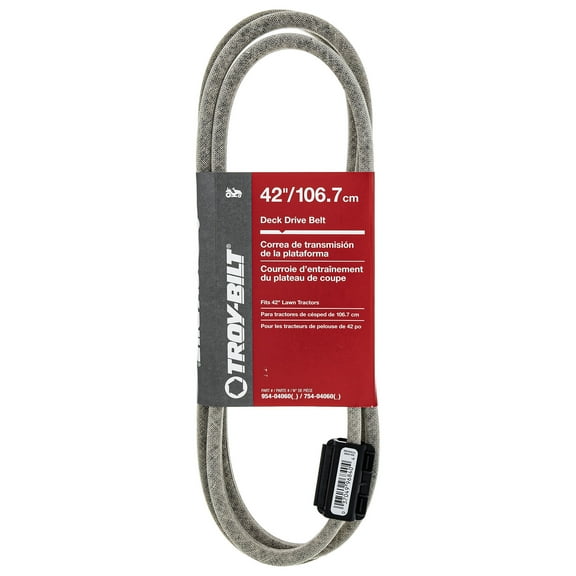 Original Equipment Deck Drive Belt for Troy-Bilt 42 in. Lawn Tractors, OE# 954-04060, 754-04060