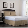 thumbnail image 2 of Ashton Detachable Bedskirt (Queen Size, Wheat, 14" Drop) - Easy on/Easy Off Pleated Bed Skirt, 2 of 2