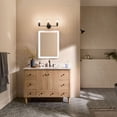 thumbnail image 6 of 55226BKFLU Kichler Lighting Gioe - 3 Light Bath Vanity-10.5 Inch Tall and 24.25 Inch Wide-Black Finish-Clear Fluted Glass Color, 6 of 9