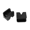 thumbnail image 3 of 2PCS Rubber Jack Pad Jack Stand Adapter Universal Rubber Slotted Frame Rail Pinch Weld Protector Car Lift Pads,2 * Rubber Pad,black, 3 of 8