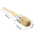 thumbnail image 4 of Monyance wax brush Chalk & Wax Brush Round for Furniture Painting 50MM(9.84X2.99X1.97Inches), 4 of 8