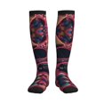 thumbnail image 3 of Compression Socks for Women and Men - Romantic Pink Heart Guitar Compression Socks Circulation for Workout, 3 of 8