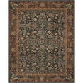 thumbnail image 4 of Nourison  2020 Area Rug Navy 7'5" Round Synthetic, Polyester Oriental 8' Round Indoor Living Room Beige, 4 of 5