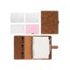 thumbnail image 1 of Leather A5 Ring Binder Notebook, 6 Ring A5 Binder with A5 Refill Papers, Binder Pockets and Subject Dividers Paper Sheet, Travel Binder Journal Person, 1 of 5