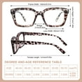 thumbnail image 6 of OCCI CHIARI Women Reading Glasses 1.50 Stylish Ladies Readers with Comfort Spring Hinge Grey, 6 of 7