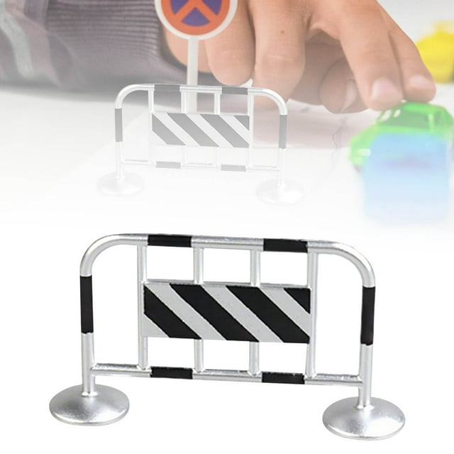Jouet de Simulation de Blocage Routier Interactif pour Enfants Ensemble de Barrière de Circulation Éducative avec Construction en Plastique Durable Parfait pour l'Apprentissage Précoce des Enfants d'Âge Préscolaire et des Tout-Petits