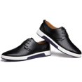 thumbnail image 2 of Mnplciea Men's Casual wear-resisting Oxford Shoes,Soft and sweat absorbing,Breathable hole Flat Fashion Work Shoes, 2 of 4