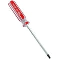 thumbnail image 2 of T20 Security Torx Screwdriver with Magnetic Tip, 7 Inch / 178mm Cr-V Steel Screwdriver for Repairing and DIY, 4 Inch Working Length with Red Insulated PVC Handle, 2 of 5