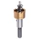 thumbnail image 1 of Uxcell Sierra de corona HSS de 22mm recubierta de titanio para acero inoxidable, aleación de madera, 1 of 5
