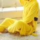 thumbnail image 5 of Pijama de una pieza de franela de otoño e invierno, linda ropa de pareja para el hogar, pijama grueso de una pieza para mujer, 5 of 6