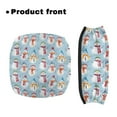 thumbnail image 2 of Jiueut Christmas Snowman Rollator Seat Cushion Back Bar Cover Set for Women 2 Piece Soft Seat Cushion for a Rollator Walker Outdoors Rollator Seat and BackRest Cover, 2 of 7