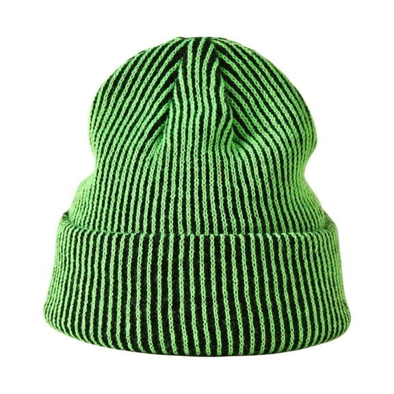 Aellinatey Fashion Crochet Caps Popular Striped Hat Teens Unisex Beanies for Everyday Use
