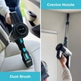 thumbnail image 3 of EyeVac Reach 6-in-1 Cordless Stick Vacuum, Lightweight Powerful Suction for Hard Floors & Rugs - Black w/ Turquoise, 3 of 7