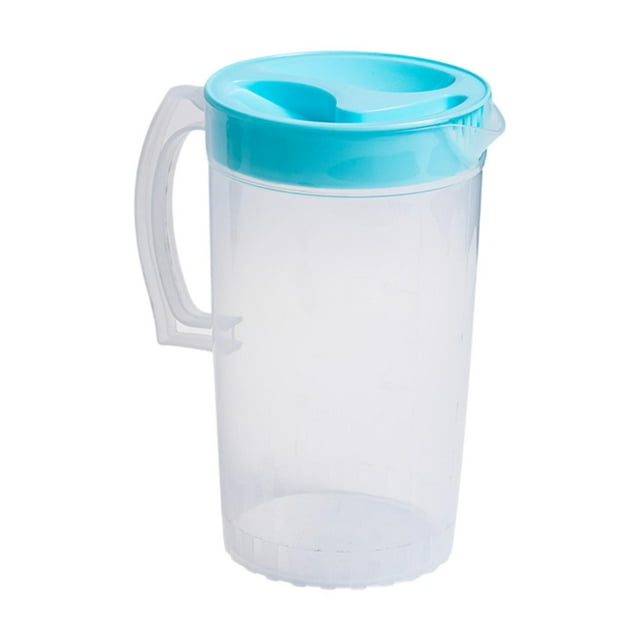 simhoa Water Pitcher Cold Water Kettle Iced Tea Pitcher Portable Drink Container Juice Pitcher for Fridge for Lemonade Iced Tea Home Blue