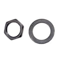 thumbnail image 3 of Pack of Socket Nuts + Washers for Electric Guitar Accessory - Black, 3 of 7