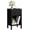 Black, variant on Farmhouse Nightstand with Drawer, Small Wood Side Table, Wooden Bedroom Nightstand, Wood Night Stand