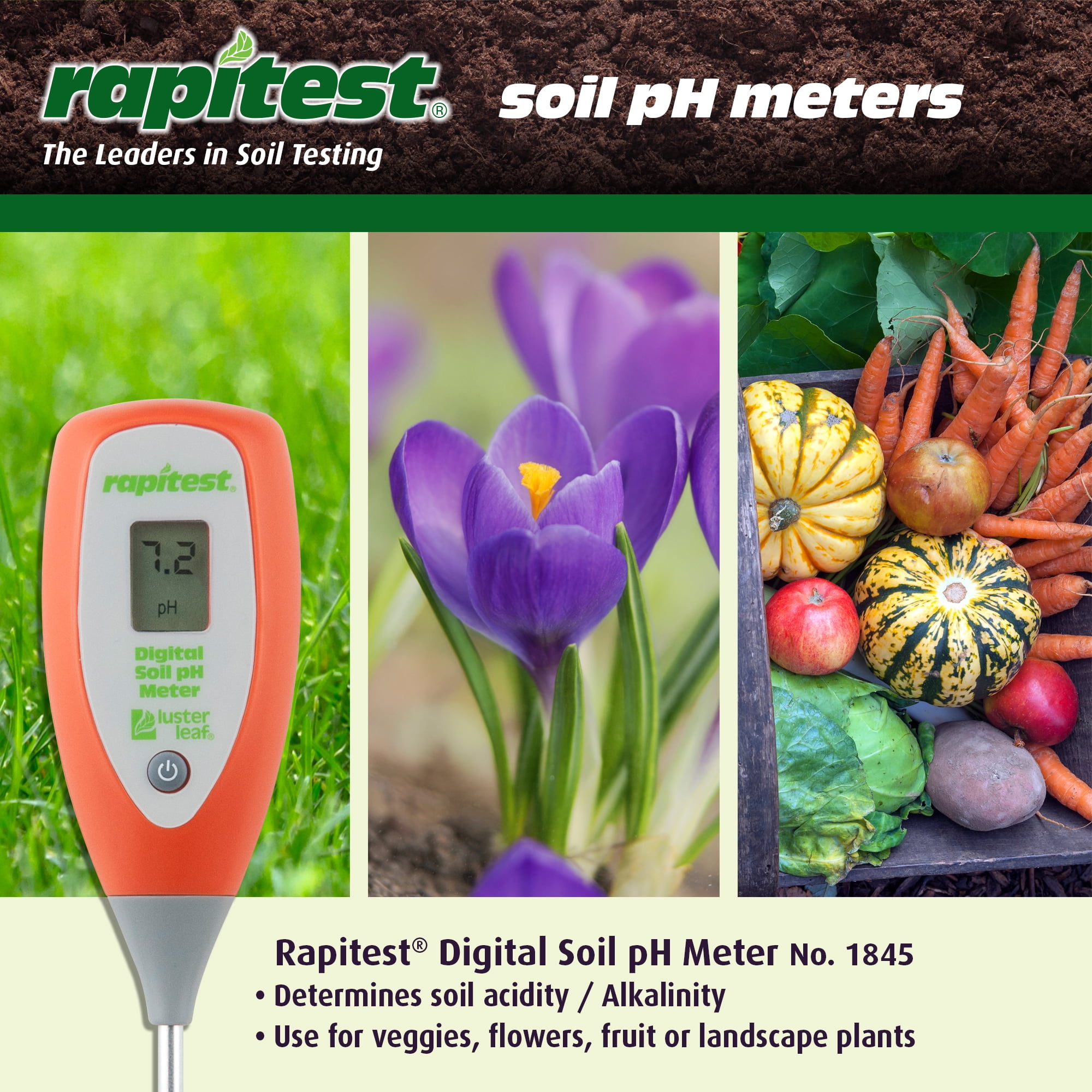 Buy Luster Leaf Rapitest Digital Soil pH Meter Online at Lowest Price