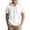 White, variant on Boys Casual Summer Linen Shirt Short Sleeve Button Up Top Breathable Beach Wear For Kids