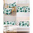 thumbnail image 6 of Body Pillow Pillowcase, Gold White Geometric Hexagon Modern Silk Pillowcases for Hair and Skin with Zipper, Turquoise Marble Soft Breathable Cooling Pillow Cover for Women, 20 x 40 Inches, 6 of 6