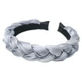 thumbnail image 2 of Hair Hoop Elegant Style Vintage Adjustable Headband Comfortable Wearing Braid Pattern Exquisite Workmanship Wide Simple Headwear, 2 of 7