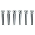 thumbnail image 1 of Set de 6 Pines para Guitarra Bridge Pta Sunnimix Metal Plata 2.99cm, 1 of 5