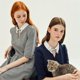 thumbnail image 1 of Blusa de Media Camisa Soledad Collar de Cuello Desmontable para Niñas Vintage para Damas Mujeres Kitty Cuello de gasa para mujer, 1 of 10
