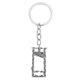 thumbnail image 1 of ColoMX 1pc delicado novedoso llavero llavero llavero llave colgante para halloween (plata), 1 of 7