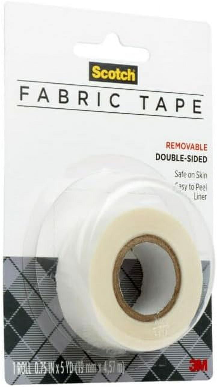  Scotch Double Sided Tape, Removable, 1/2 in x 300 in, 4-Pack  (2002-CFT) : Home & Kitchen