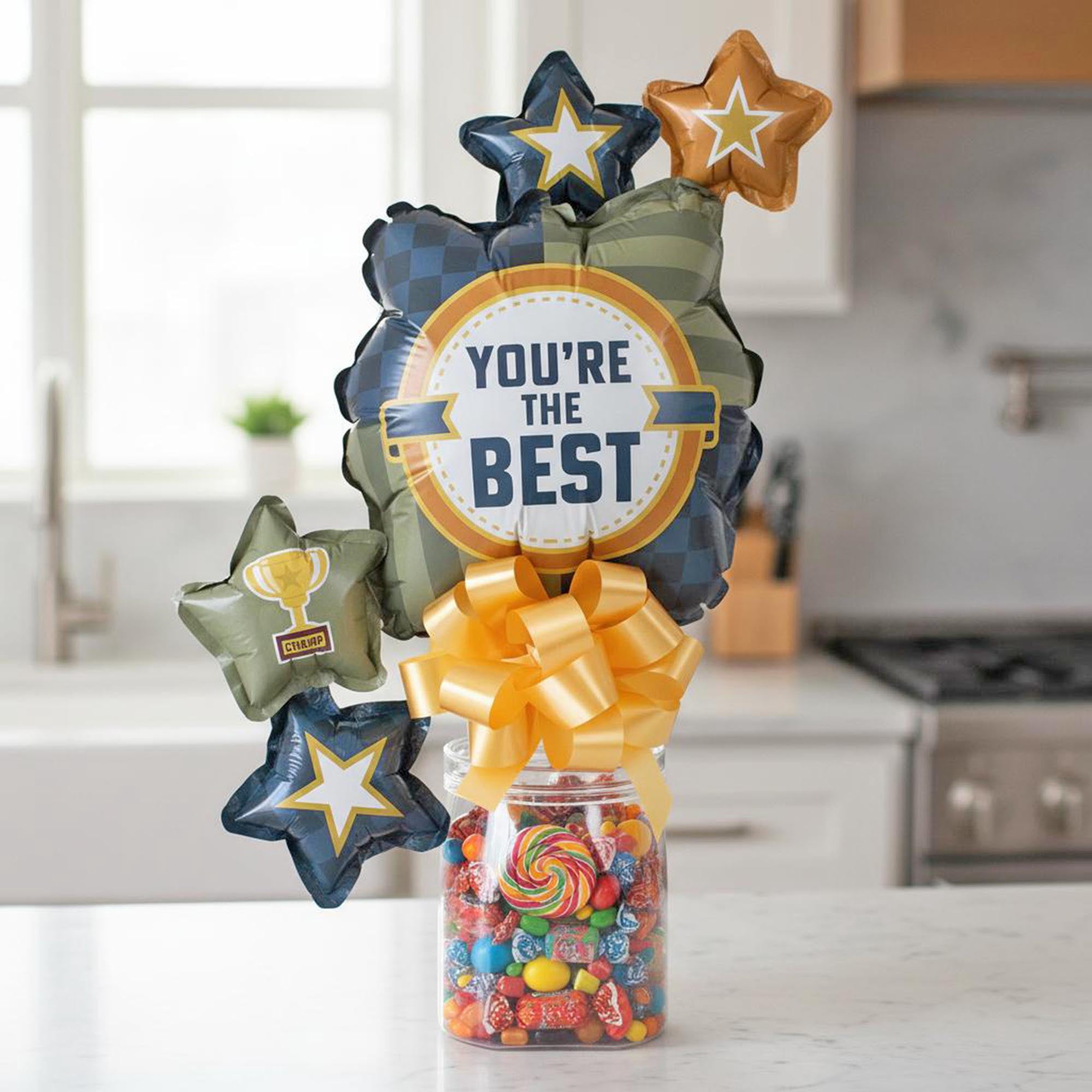 You're the Best Fillable Container Gift Set with Balloons, Father's Day by Way To Celebrate