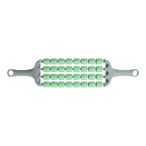 JoyMagic 30-Roller Deep Tissue Massage Stick, Flexible Muscle Recovery Tool with Ergonomic Handles