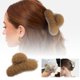 thumbnail image 1 of Mink Velvet Hair Barrettes - Material suave, todo tipo de cabello, clip seguro, para un peinado sin esfuerzo Viajes diarios, 1 of 5