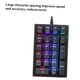 thumbnail image 5 of Teclado mecánico numérico Motospeed K24 21 teclas Teclado con cable USB con 13 efectos de MOTOSPEED Teclado, 5 of 6