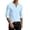 A-Blue318, variant on JAJAHO Linen Shirts For Men Long Sleeve Henley T Shirt Casual Regular Fit Spring Fall Solid Color Base Layer Undershirts Trendy Tops