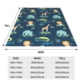 thumbnail image 3 of Pofeuu Tropical Animals Print Ultra-Soft Micro Fleece Blanket,for Bed Or Sofa,All Season Throw Blankets Flannel Blanket-50"x40", 3 of 7