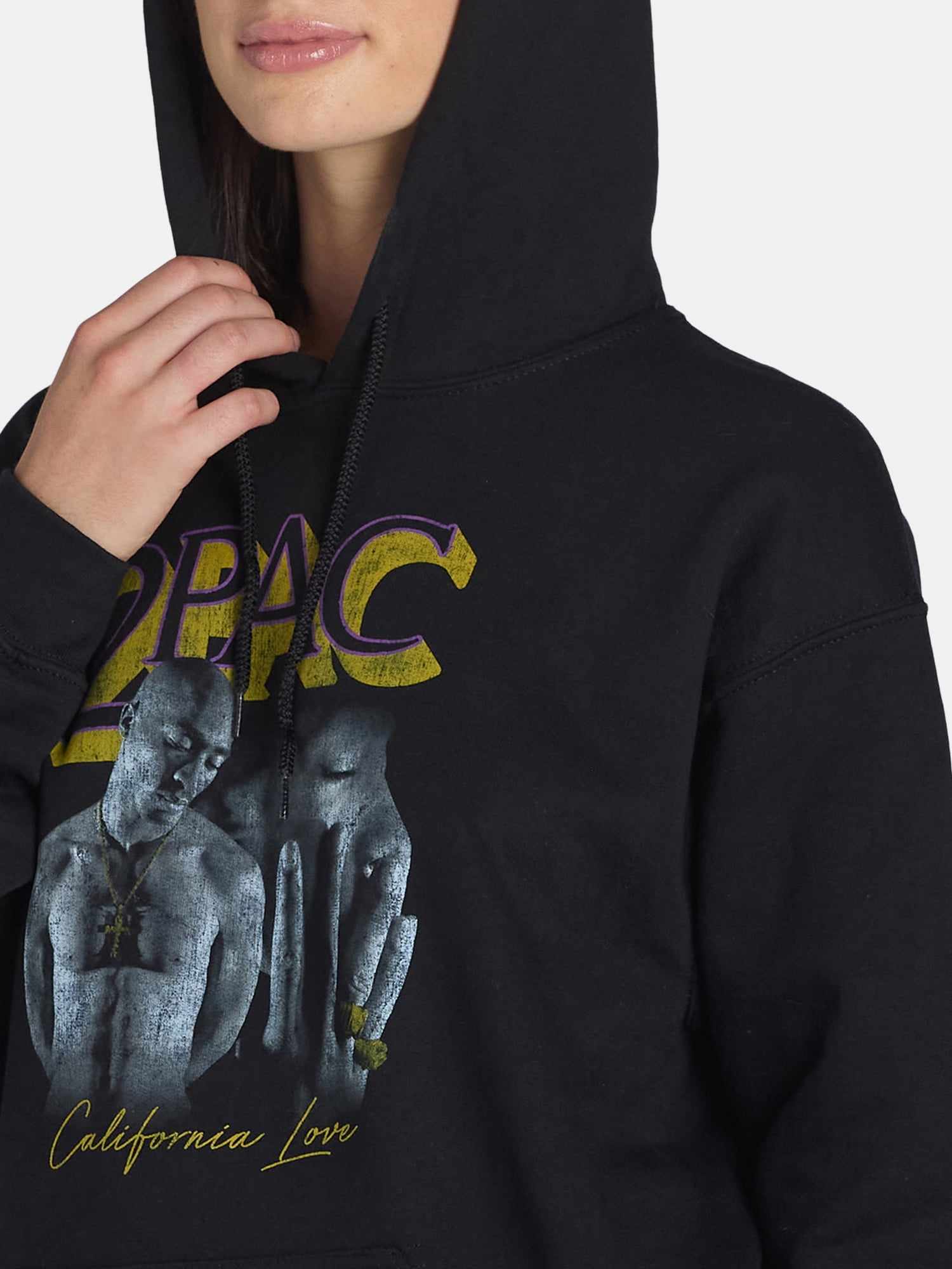 Tupac Men's and Big Men's California Love Graphic Hoodie with Long Sleeves, Sizes S-3XL