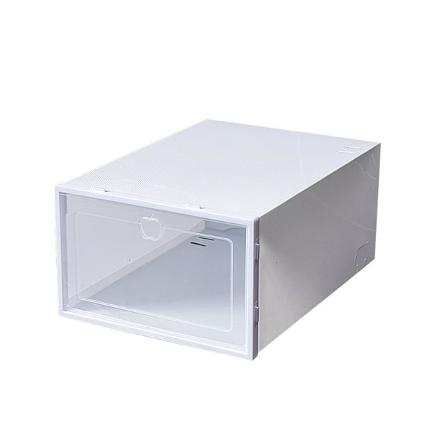 Yhmxh Organizadores y almacenamiento Caja de zapatos plegable transparente y gruesa, tipo cajón, de plástico, estilo femenino Almacenamiento de ducha Almacenamiento de juguetes