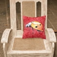 thumbnail image 2 of Carolines Treasures 8868PW1818 Lady Bug on Red   Canvas Fabric Decorative Pillow 18H x18W multicolor, 2 of 2