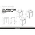 Fine Fixtures Wilmington 24 Inch Bathroom Vanity With Sink Fully