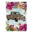 thumbnail image 3 of Animal Print Truck Garden Flag 2 Sided Linen, 3 of 4