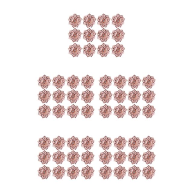 Servilleteros Advancent no deformables de aleación 12 Uds para fiestas de aniversario servilleteros de Metal con flores en 3D anillos Type2 NO2