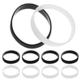 thumbnail image 1 of FESTFENDS 24Pcs Durable Silicone Straps Comfortable Wristbands Black for Event Use, 1 of 8