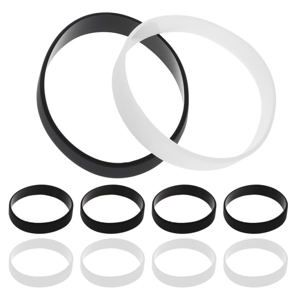 24Pcs Silicone Bracelets Colored Silicone Wristbands Silicone Wrist Straps Decorative Bracelets