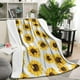 thumbnail image 3 of LHSHID Sunflower Blanket Flannel Sunflower Throw Blankets Sunflower Decor Sunflower Gifts for Women Suitable for Office Living Room Sofa Autumn Outing Blanket Sunflower Blanket Throw 50x60in, 3 of 6