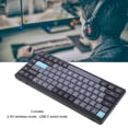 thumbnail image 4 of Teclado de juego, Teclado Mecánnico 16.8 MILLONES RGB 2.4G TECLETAS PBT INALÁMBRICAS 84 TECLAS TIPO C 21 Flight Para Para, 4 of 7